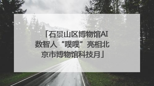 石景山区博物馆AI数智人“噗噗”亮相北京市博物馆科技月