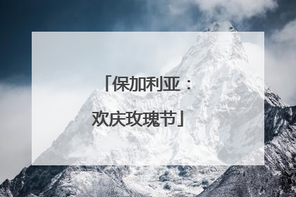 保加利亚：欢庆玫瑰节