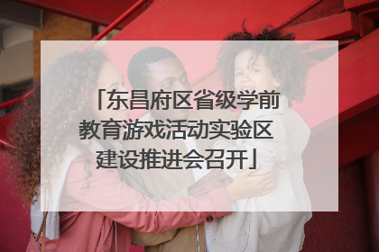 东昌府区省级学前教育游戏活动实验区建设推进会召开