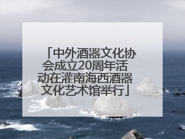 中外酒器文化协会成立20周年活动在灌南海西酒器文化艺术馆举行