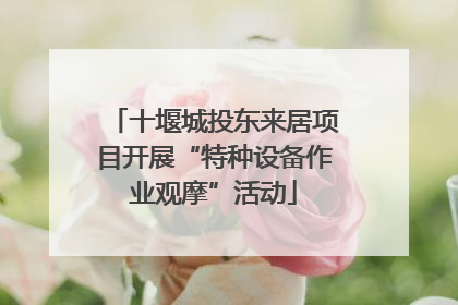 十堰城投东来居项目开展“特种设备作业观摩”活动
