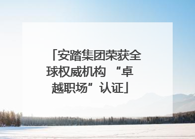 安踏集团荣获全球权威机构 “卓越职场”认证