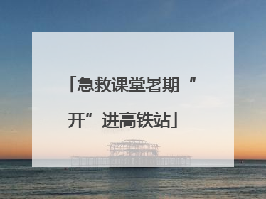 急救课堂暑期“开”进高铁站
