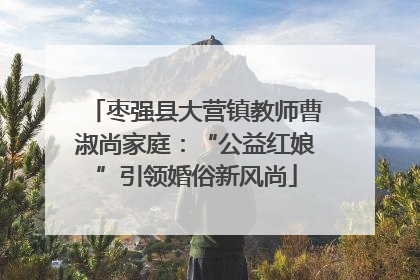 枣强县大营镇教师曹淑尚家庭：“公益红娘”引领婚俗新风尚