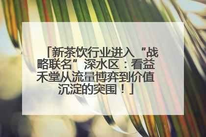 新茶饮行业进入“战略联名”深水区：看益禾堂从流量博弈到价值沉淀的突围！