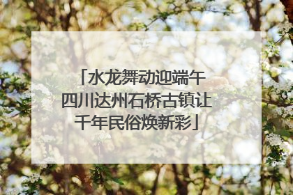 水龙舞动迎端午 四川达州石桥古镇让千年民俗焕新彩