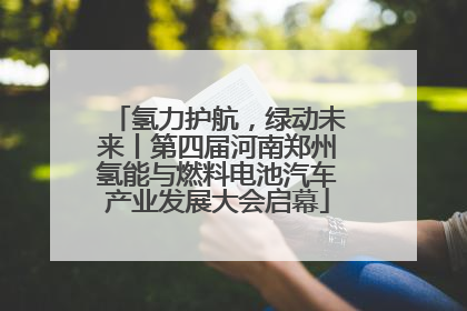 氢力护航，绿动未来丨第四届河南郑州氢能与燃料电池汽车产业发展大会启幕