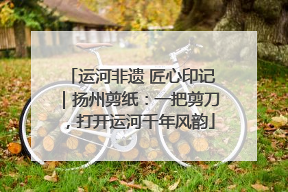 运河非遗 匠心印记｜扬州剪纸：一把剪刀，打开运河千年风韵
