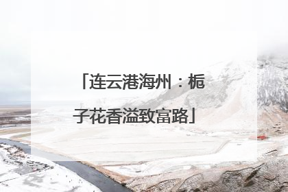 连云港海州：栀子花香溢致富路