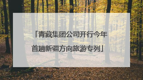 青藏集团公司开行今年首趟新疆方向旅游专列