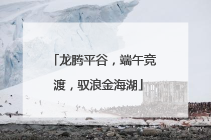 龙腾平谷，端午竞渡，驭浪金海湖