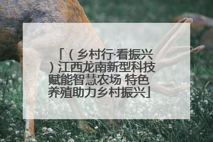 （乡村行·看振兴）江西龙南新型科技赋能智慧农场 特色养殖助力乡村振兴
