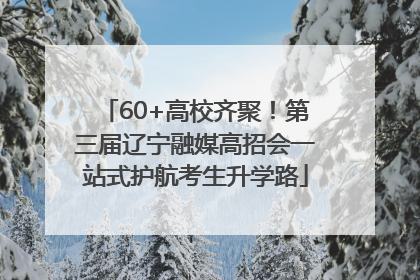 60+高校齐聚！第三届辽宁融媒高招会一站式护航考生升学路
